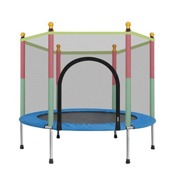 Indoor trampoline, baby rocking chair with safety net for infants (full mat)