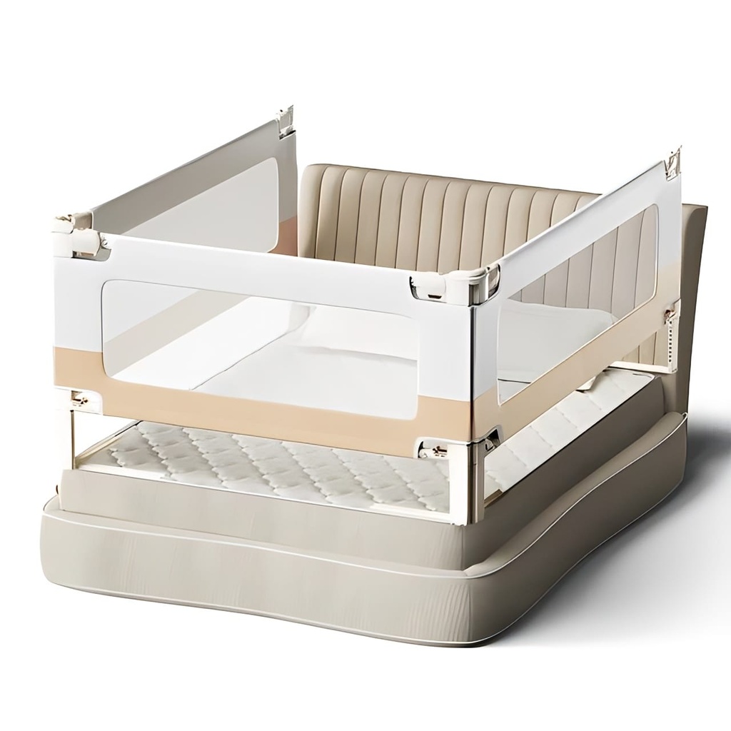 Baby Bedside Safety Protector Platinum Bed Rails