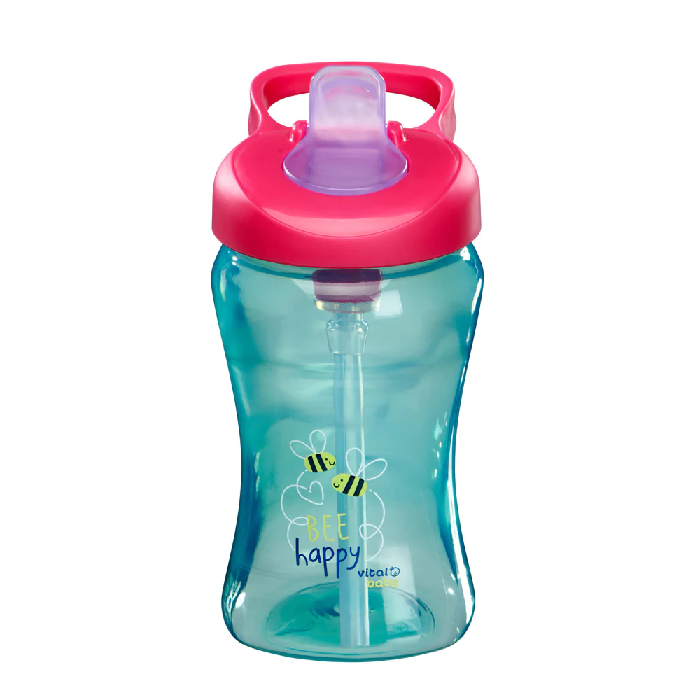 Vital Baby HYDRATE sippy straw fizz 340ml - 12 Months+