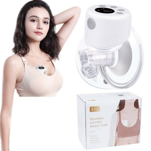 Electric Breast Pumps Portable Smart Hands-Free with 2 Modes 9 Levels -180 ml