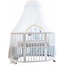 Mosquito Net Canopy For Baby Bed Fly Insect Protection Single Entry