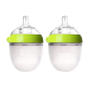 2 Piece Nature Feel Baby Feeding Bottle Set Wide Neck Design, Up To 6 Months 5 Oz