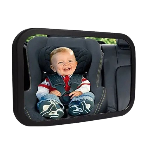 Shatterproof Acrylic Baby Car Mirror for 360-Degree Safety