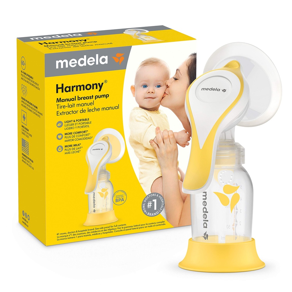 Medela Manual breast pump with Flex Shields Harmony