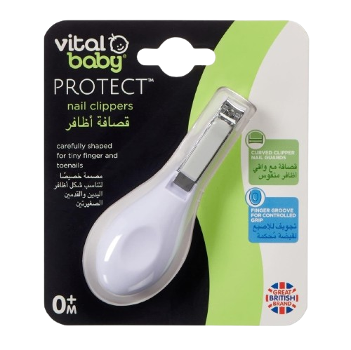 Vital Baby PROTECT grooming nail clippers white 0 Months or above