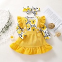 Baby Romper Dress With Flower Design Baby Girl Dress