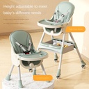 Booster Seats Baby High Foldable Feeding Chair With Tray and Wheels