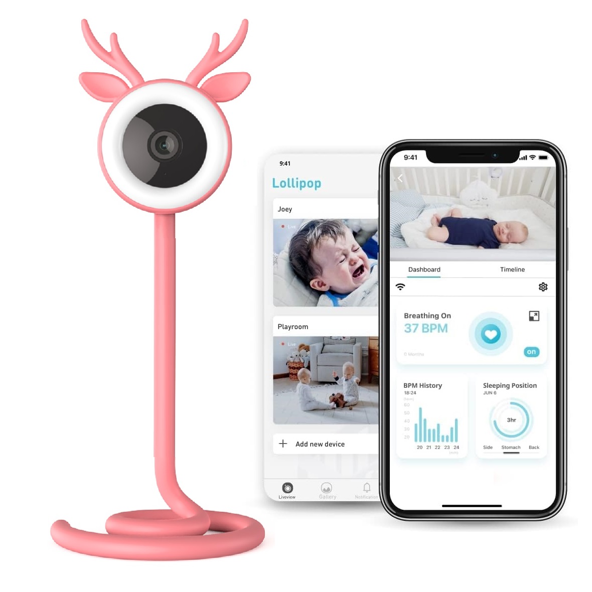 Lollipop hot sale baby monitor