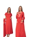 Red Gown for Pregnant Women