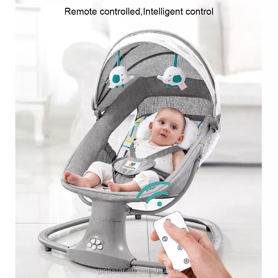 The Best 3 in 1 Deluxe Electric Auto Swing Rocker for Your Babys Comfort and Entertainment by Mastela Brand BabyLife