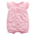 Baby Romper Cotton Button Short Sleeve Summer Cute Popular Soft Breathable Baby Bodysuit