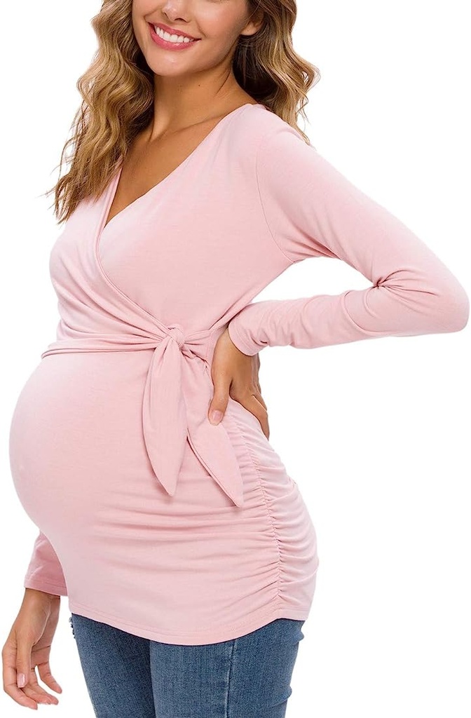 Maternitys Long Sleeve Shirts Pregnant Women