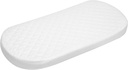 Oval Baby Bassinet Mattress - nitted cotton .